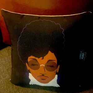 One of a kind Prince pillow. Used but in good condition